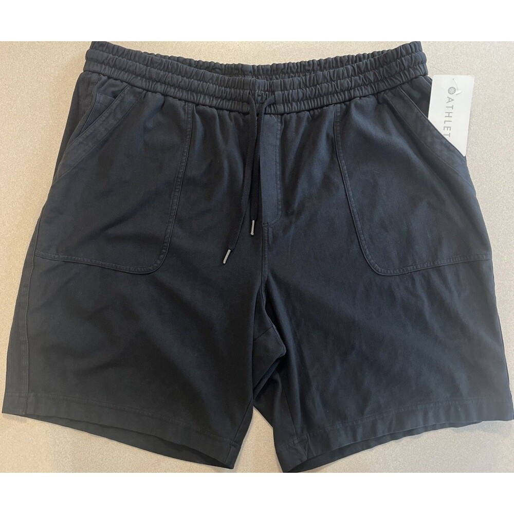 Athleta Black Cotton Blend Farallon Bermuda Short NWT Size 22